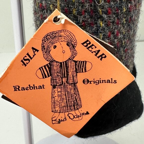 Raebhat Originals Isla Bear 13in Harris Tweed Doll Scotland Collectible Vtg 1982 - Picture 6 of 16